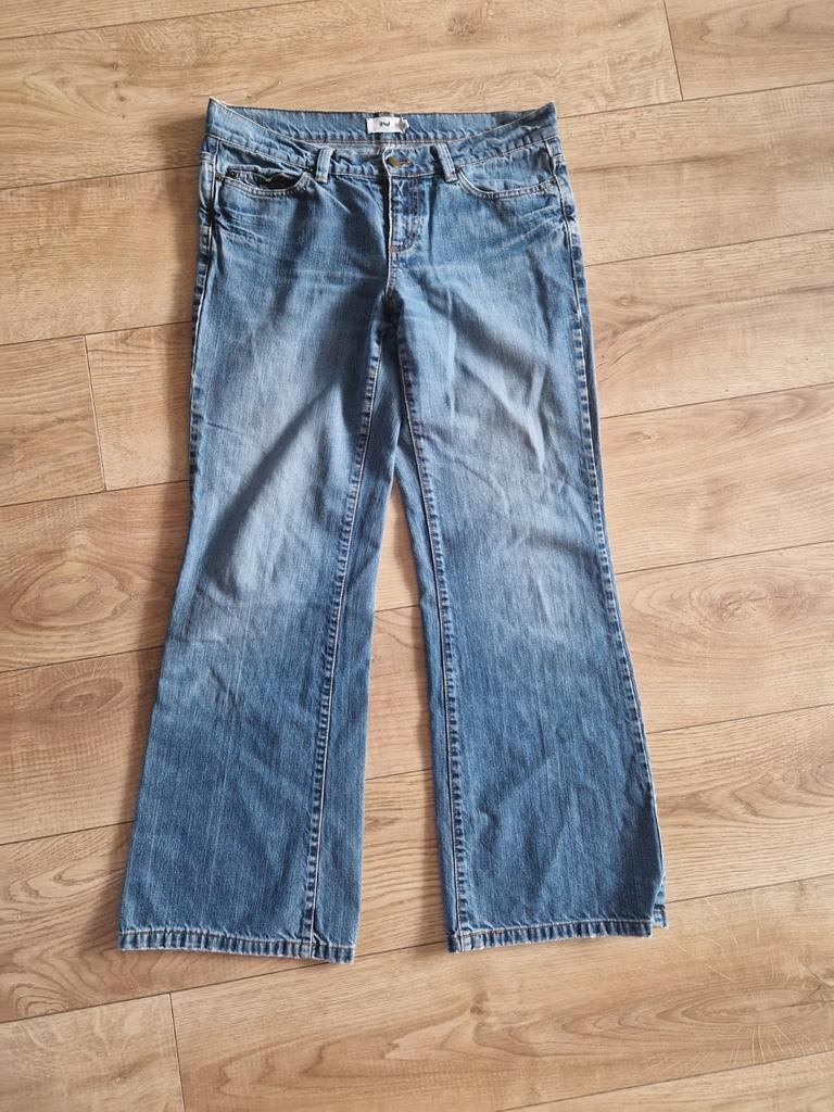 Spijkerbroek Vanilia maat 38, Ophalen of Verzenden, Zo goed als nieuw, Blauw, W30 - W32 (confectie 38/40)