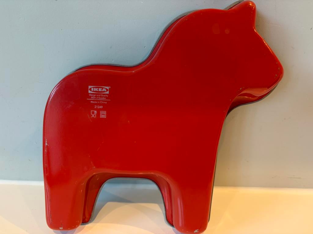 IKEA Drommar Dala paard cakevorm vintage retro, Ophalen of Verzenden, Gebruikt