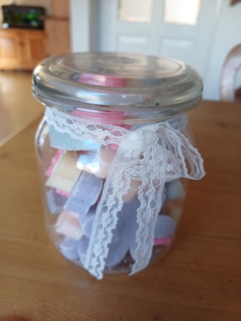 weckpot met figuurzeepjes, Ophalen, Overige stijlen, Glas of Glazen