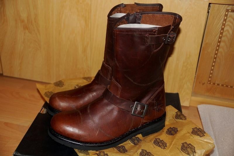 Prachtige Harley Davidson Laarzen maat 47 Nieuw van €289,-, Ophalen of Verzenden, Nieuw, Bruin, Boots