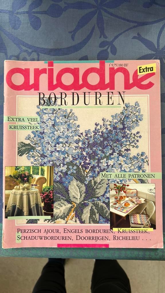 Ariadne borduren nr.3 1987, Hobby en Vrije tijd, Ophalen of Verzenden, Zo goed als nieuw, Patroon