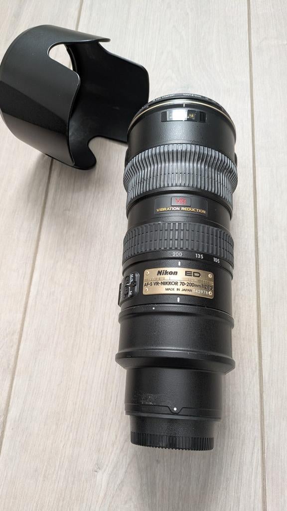 Nikon AF-S VR Nikkor 70-200mm f/2.8 lens, Audio, Tv en Foto, Fotografie | Lenzen en Objectieven, Ophalen of Verzenden, Telelens