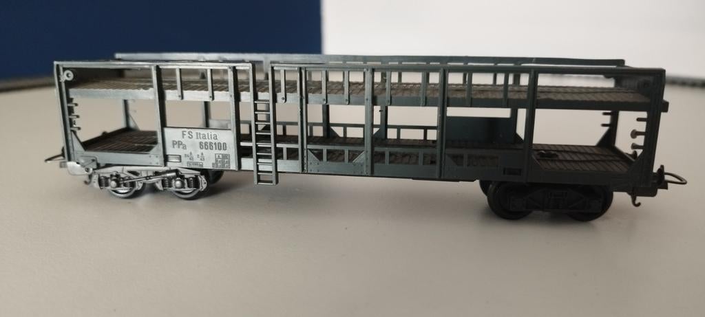 Lima FS Italia Autotransportwagon PPa 666100, Gebruikt, Gelijkstroom of Wisselstroom, Wagon, Ophalen of Verzenden
