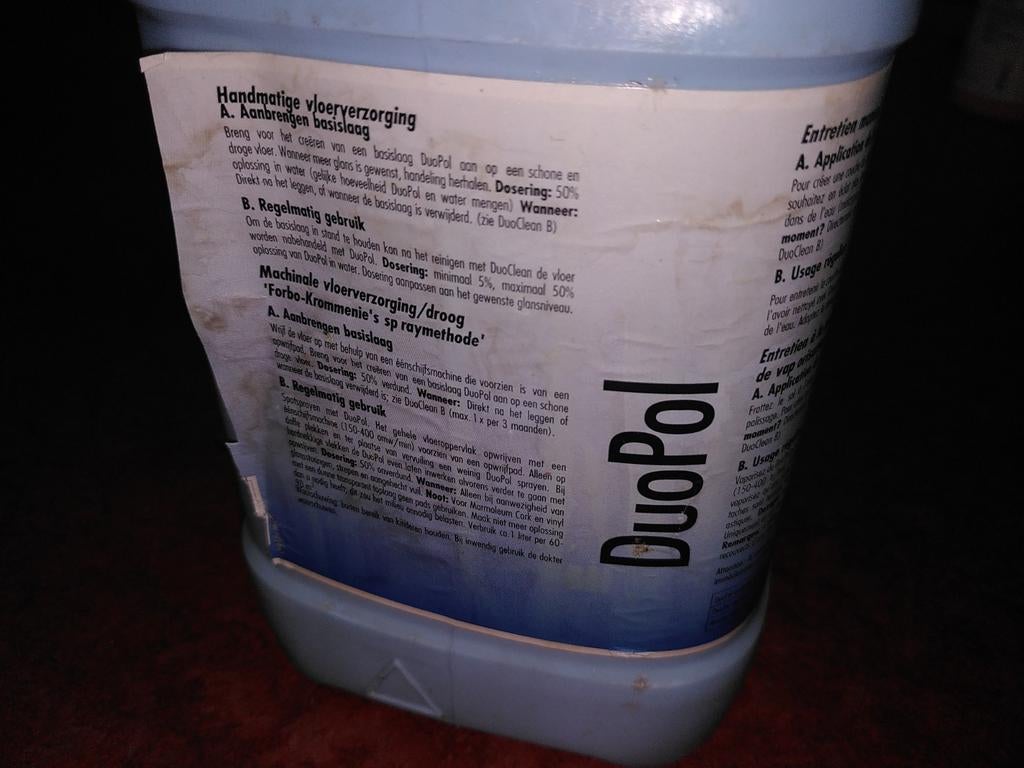 Forbo Duo Pol onderhoudsmiddel marmoleum/linoleum, Ophalen of Verzenden