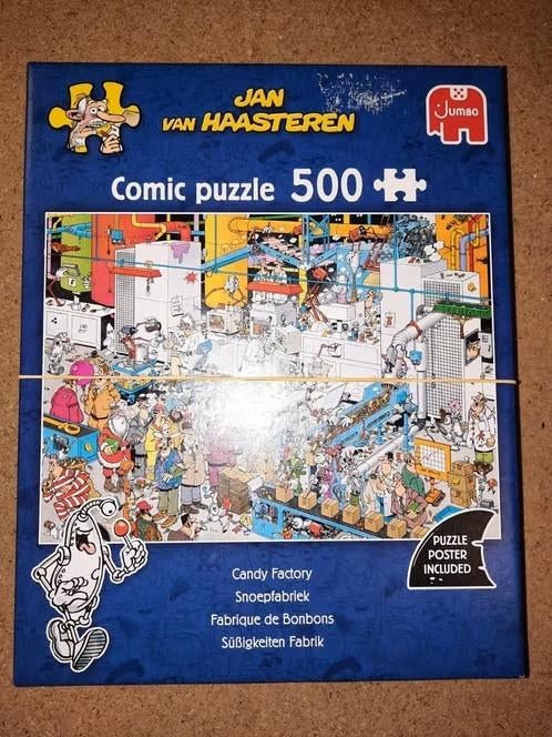 Twee puzzels Jan van Haasteren, Ophalen, 500 t/m 1500 stukjes, Zo goed als nieuw, Legpuzzel