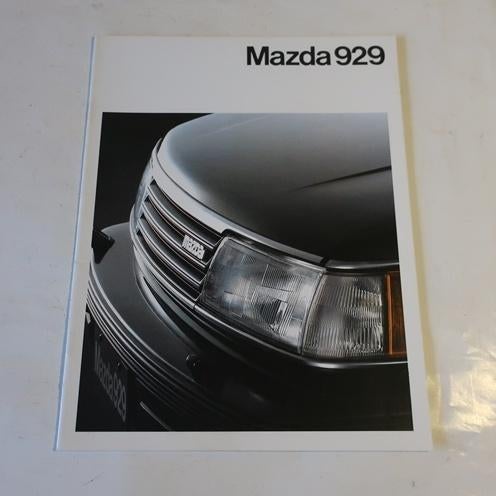 Mazda 929 1987 folder NL tekst brochure origineel, Ophalen of Verzenden, Gelezen, Mazda