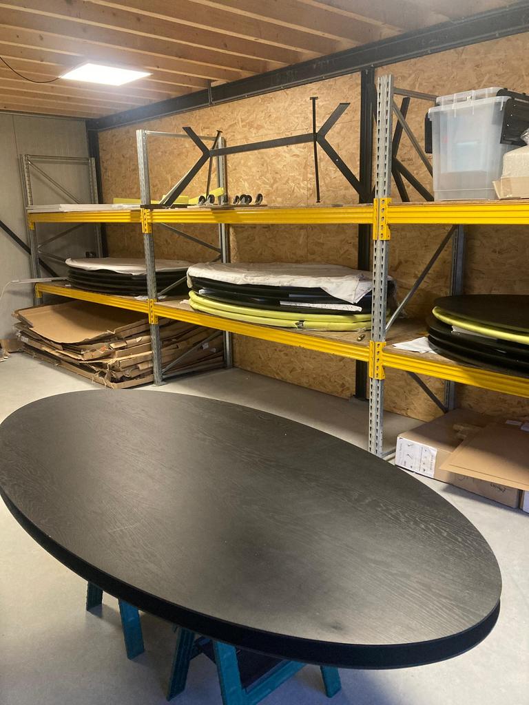 Eiken Bodilson tafelbladen, Huis en Inrichting, Tafels | Eettafels, Ophalen, 100 tot 150 cm, 200 cm of meer, Zo goed als nieuw