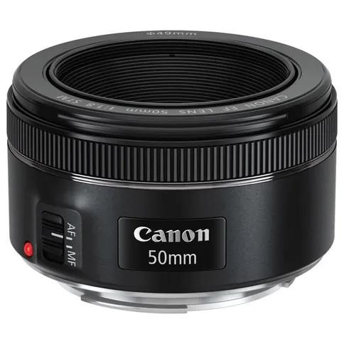 Canon EF 50mm f/1.8 STM lens – zo goed als nieuw, Ophalen of Verzenden, Zo goed als nieuw, Standaardlens