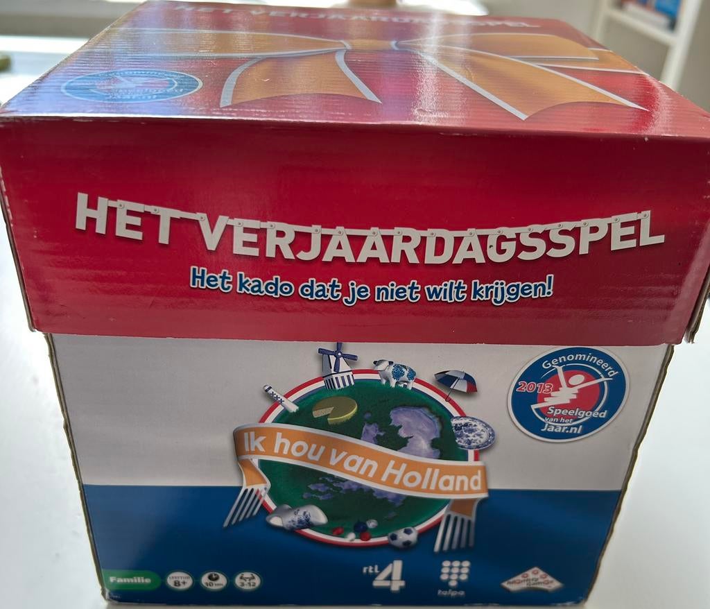 Ik hou van Holland Verjaardagsspel - de Bom - vaste prijs, Vijf spelers of meer, Ophalen of Verzenden, Zo goed als nieuw