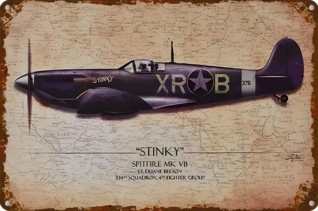 spitfire wandplaat, Ophalen of Verzenden, Zo goed als nieuw, Overige typen