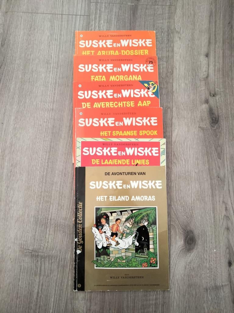 Suske en Wiske stripboeken - 6 stuks, Ophalen