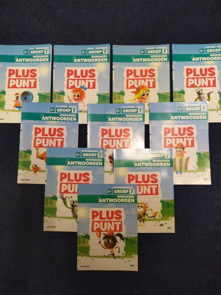 Pluspunt - Groep 7 - Antwoordenboek 7S voor €55,00, Boeken, Ophalen of Verzenden, Nieuw, Overige niveaus, Overige vakken