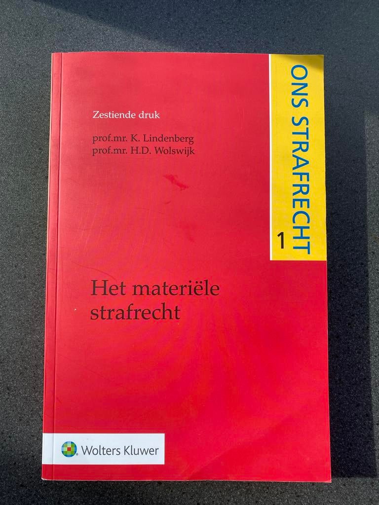 Ons Strafrecht 1: Het materiële strafrecht (26e druk), Ophalen of Verzenden, Gamma, Nieuw, HBO