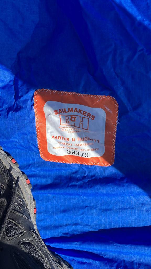 Spinnaker van Coaster 33, met lijnen, 6 meter of meer, Gebruikt, Spinnaker, Ophalen