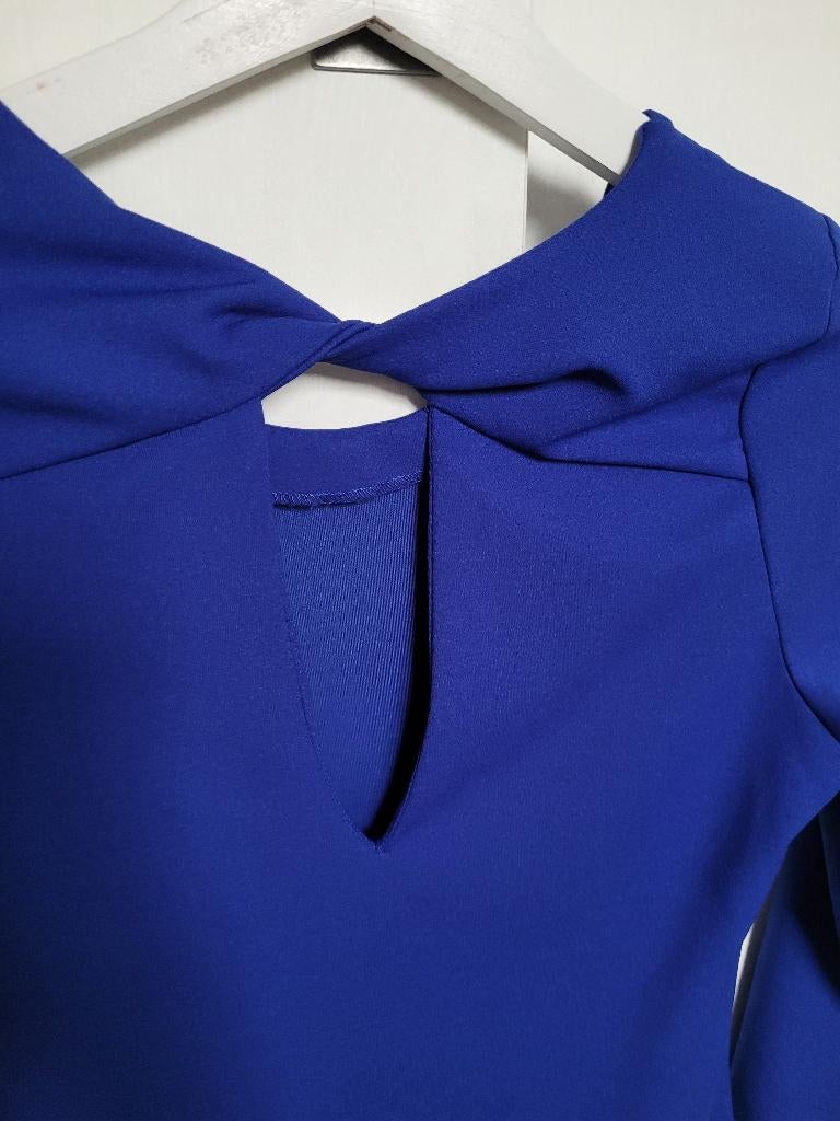 COOLCAT blauw feestelijk jurkje jurk minijurk maat xs nieuw, Kleding | Dames, Blauw, Nieuw, Ophalen of Verzenden, Coolcat