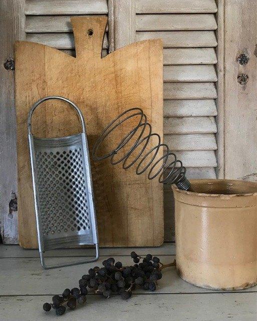 Antieke Franse rasp, Antiek en Kunst, Antiek | Keukenbenodigdheden, Ophalen of Verzenden