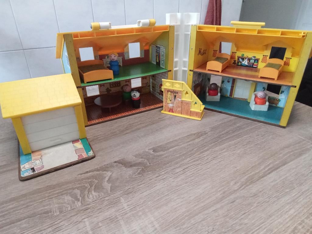 Vintage Fisher Price play family house uit 1969, Ophalen, Gebruikt, Speelset