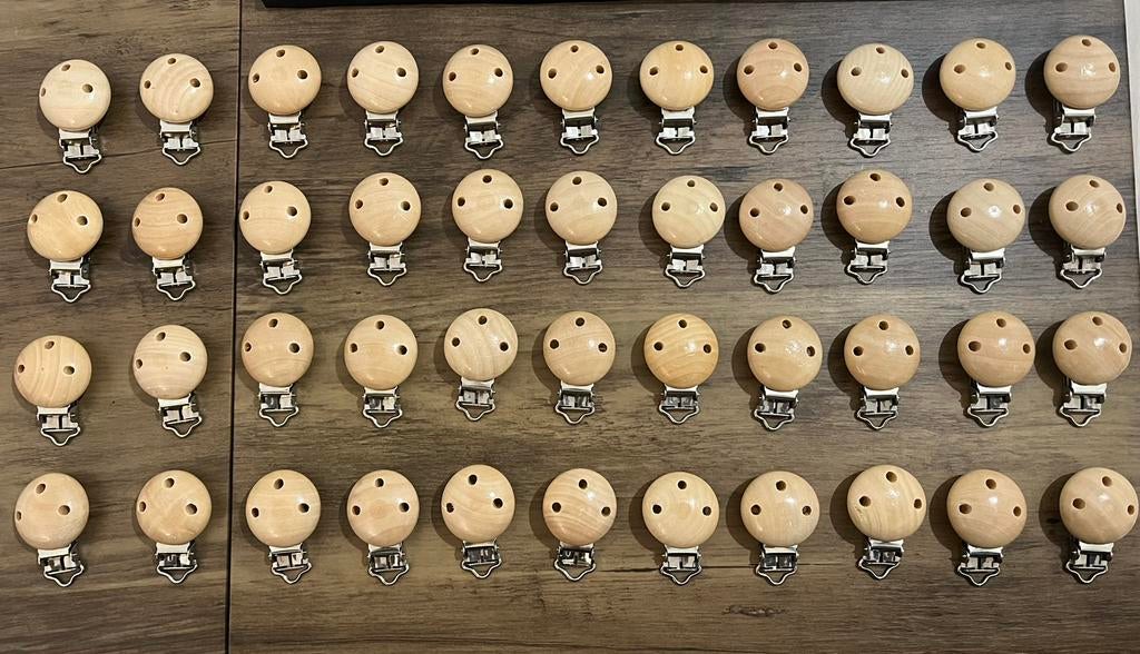 Speenclips van hout, Hobby en Vrije tijd, Kralen en Sieraden maken, Ophalen of Verzenden, Nieuw, Hanger