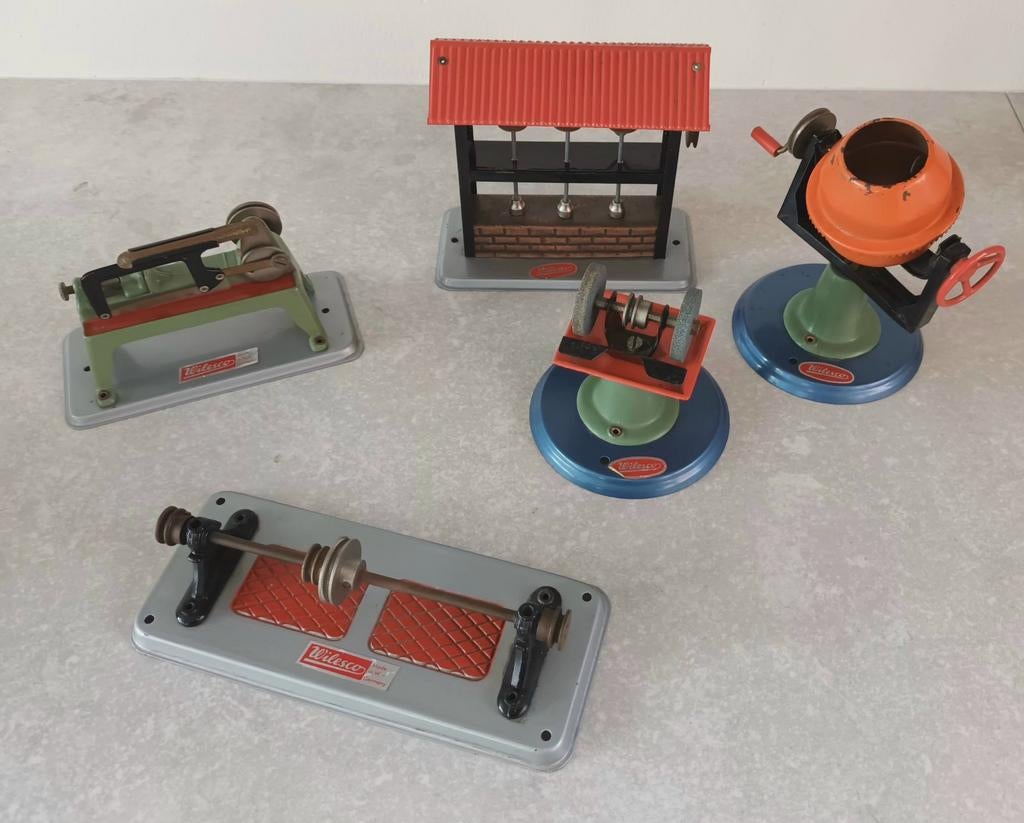 Wilesco Stoommachine hulpstukken, Antiek en Kunst, Antiek | Speelgoed, Ophalen of Verzenden