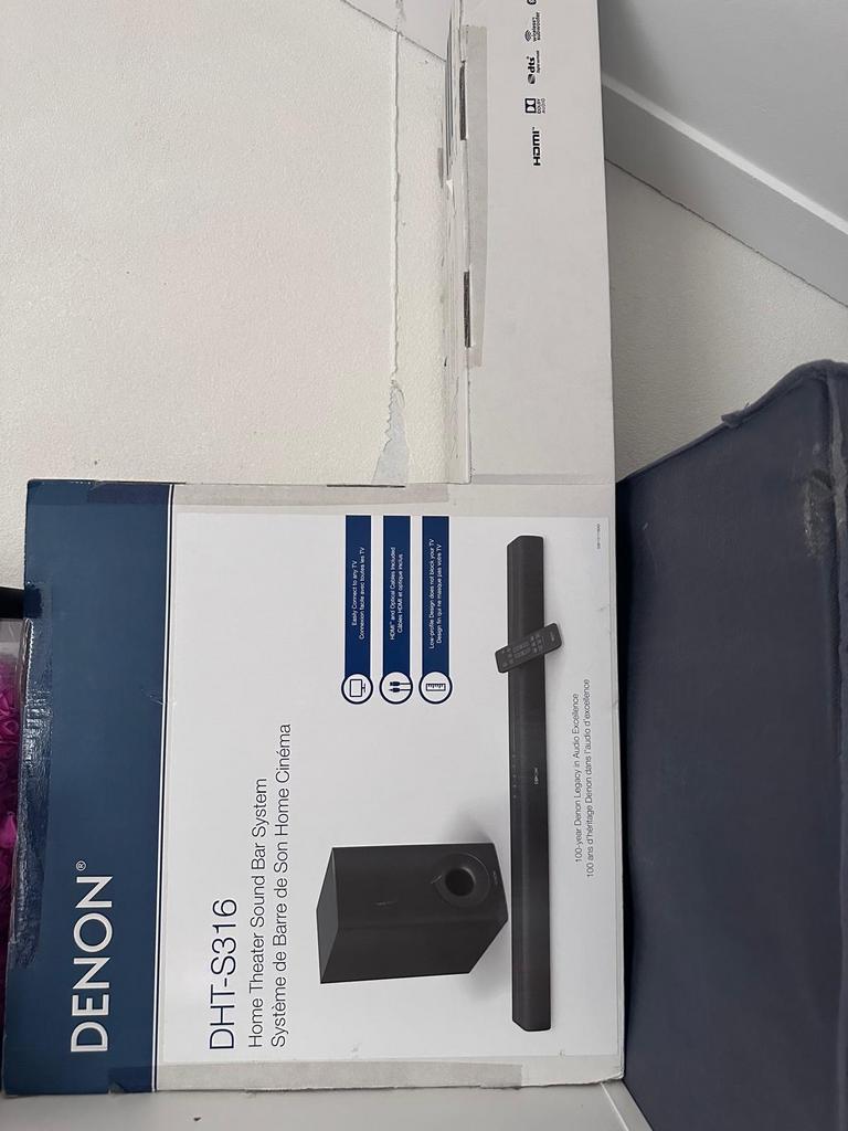 Denon DHT-S316 Home Cinema Soundbar Systeem, Ophalen, Bluetooth, Zo goed als nieuw