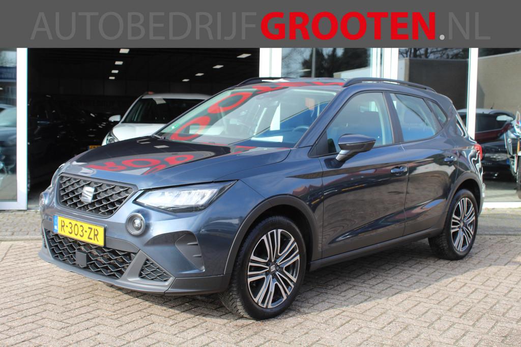 SEAT Arona 1.0 TSI Style//Ecc//Carplay! (bj 2022), Parkeersensor, Stof, Gebruikt, 49 €/maand