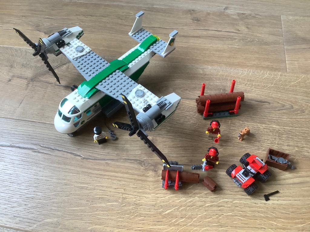 Lego City 60021 Cargo Airplane - Vrachtvliegtuig  Bosbouw, Lego, Ophalen of Verzenden, Compleet, Complete set