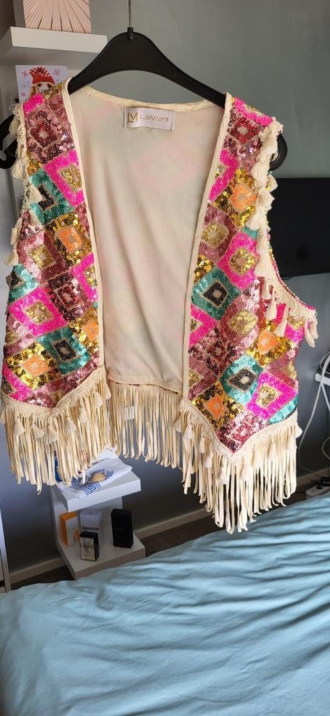 Gilletje met franjers, Kleding | Dames, Ophalen of Verzenden, Zo goed als nieuw