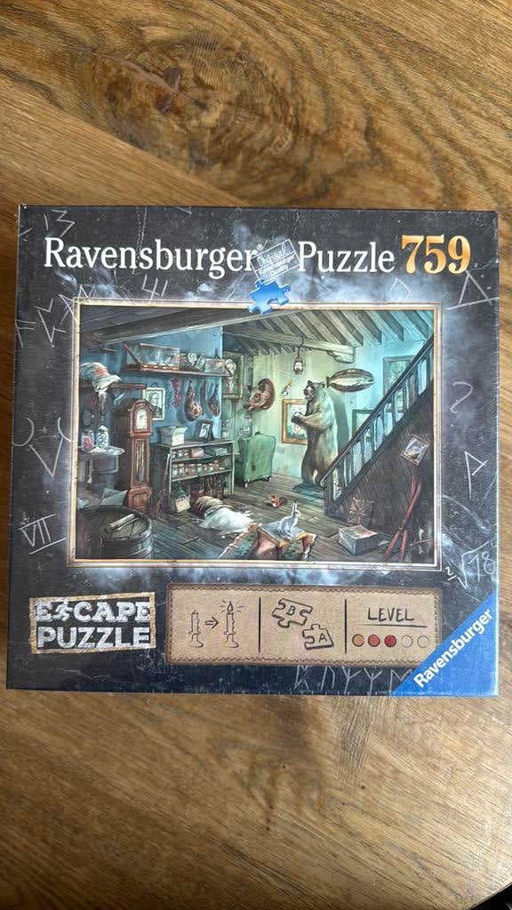 Ravensburger escape puzzle, Ophalen of Verzenden, 500 t/m 1500 stukjes, Zo goed als nieuw