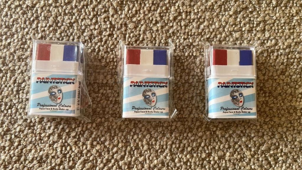 Schmink voor voetbal, Ophalen of Verzenden, Nieuw, Schmink, Oranje of Koningsdag