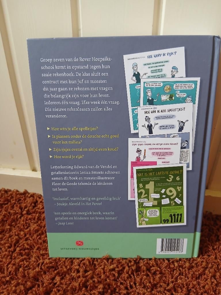 Rekenen voor je leven, Ophalen, Fictie algemeen, Nieuw, Edward van de Vendel