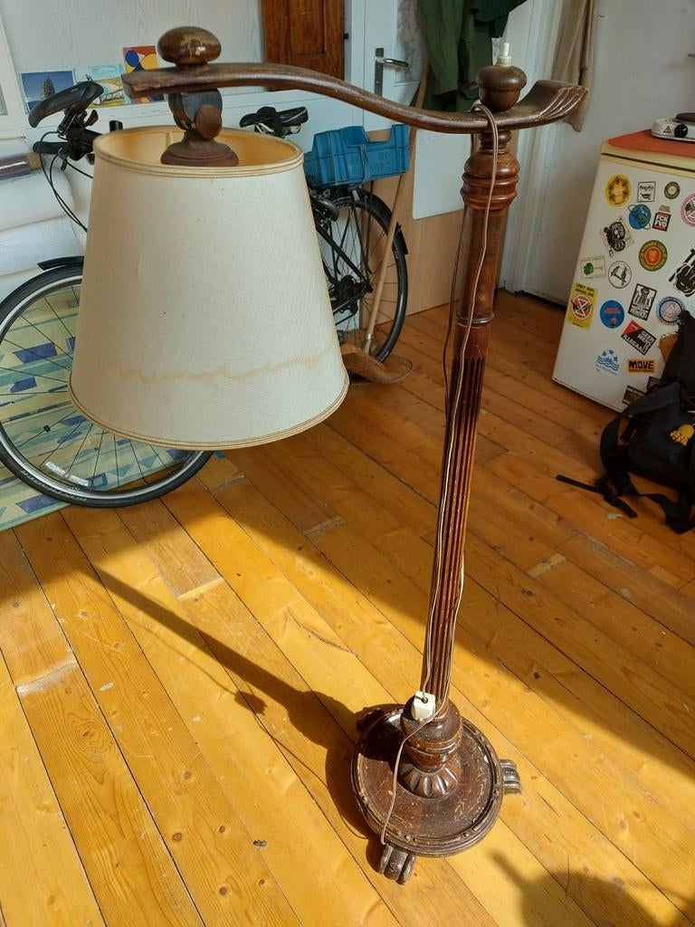 Gratis vintage lamp, Huis en Inrichting, Lampen | Vloerlampen, Ophalen, Gebruikt, Minder dan 100 cm