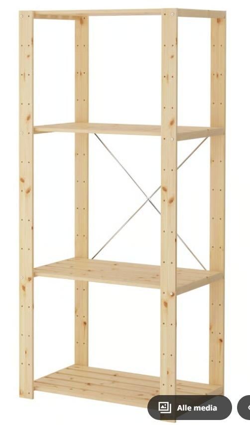 Ikea HENJE stellingkast, 5 planken, Ophalen, Zo goed als nieuw