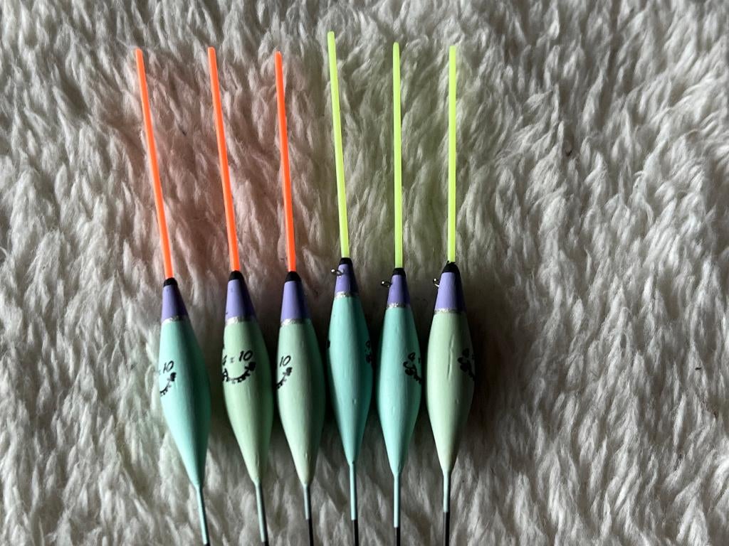 adv 131 / NIEUW set 6 dobbers BAZZERLA 0,15gr, Ophalen of Verzenden, Nieuw, Dobber of Lood