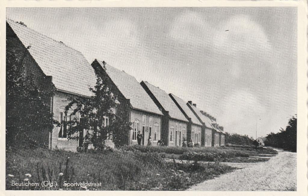BEUSICHEM Sportveldstraat, Verzenden, 1940 tot 1960, Ongelopen, Gelderland