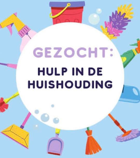 Hulp in huis gezocht!, Vacatures, Vacatures | Schoonmaak en Facilitaire diensten, Overige uren, Overige niveaus, Overige vormen