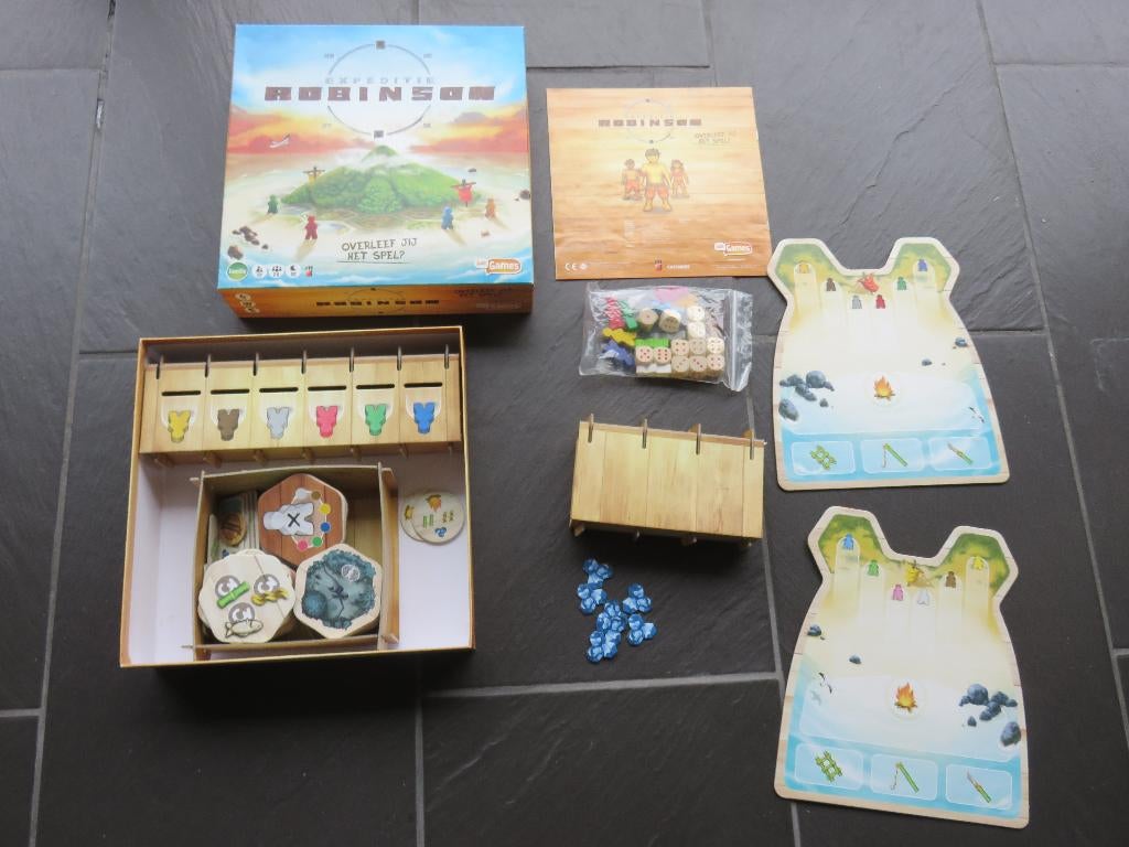 Expeditie Robinson overleef jij het spel? Vanaf 10 jaar., Hobby en Vrije tijd, Gezelschapsspellen | Overige, Zo goed als nieuw