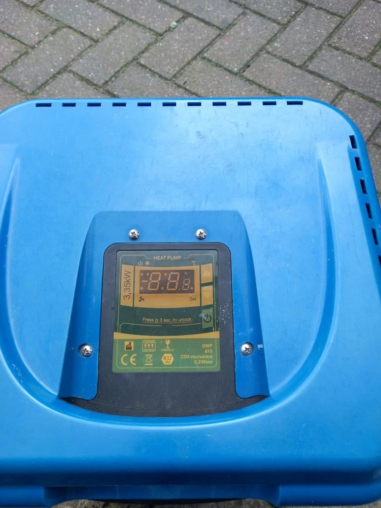 Hotsplash warmtepomp voor opzet zwembad, Ophalen