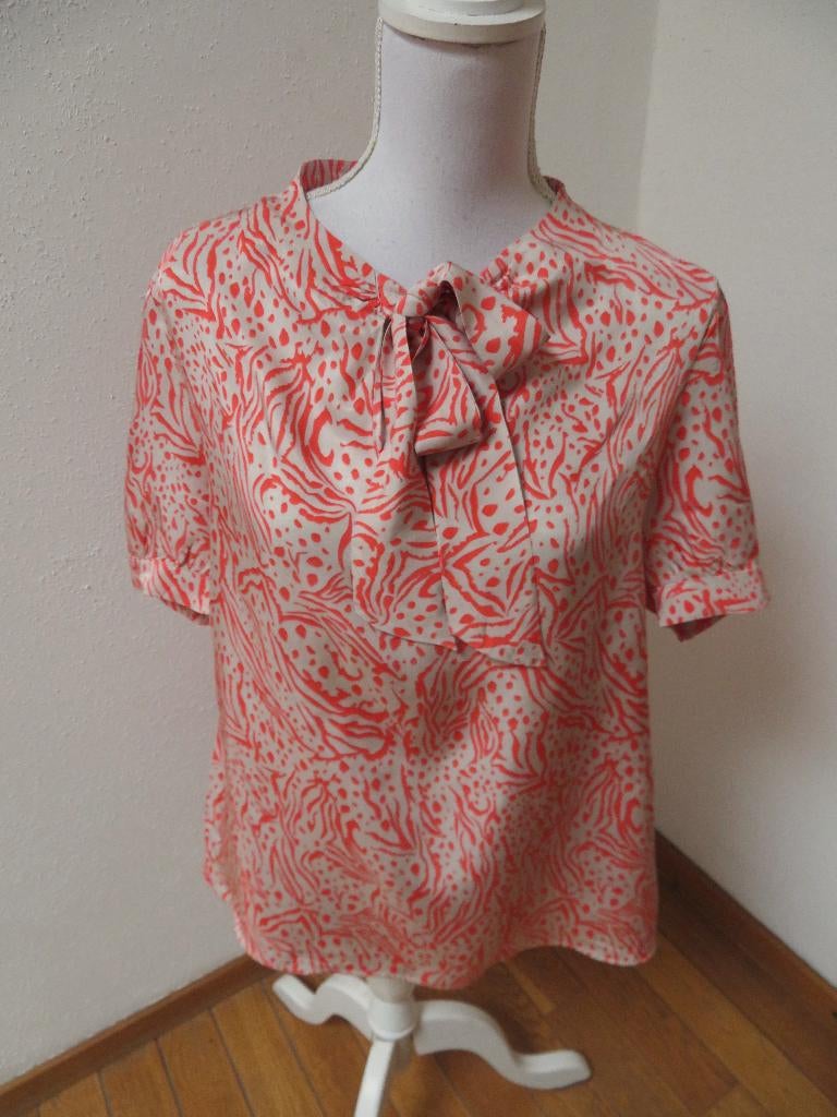 Z96 EXPRESSO blouse shirt oranje beige maat 40, Maat 38/40 (M), Expresso, Oranje, Ophalen of Verzenden
