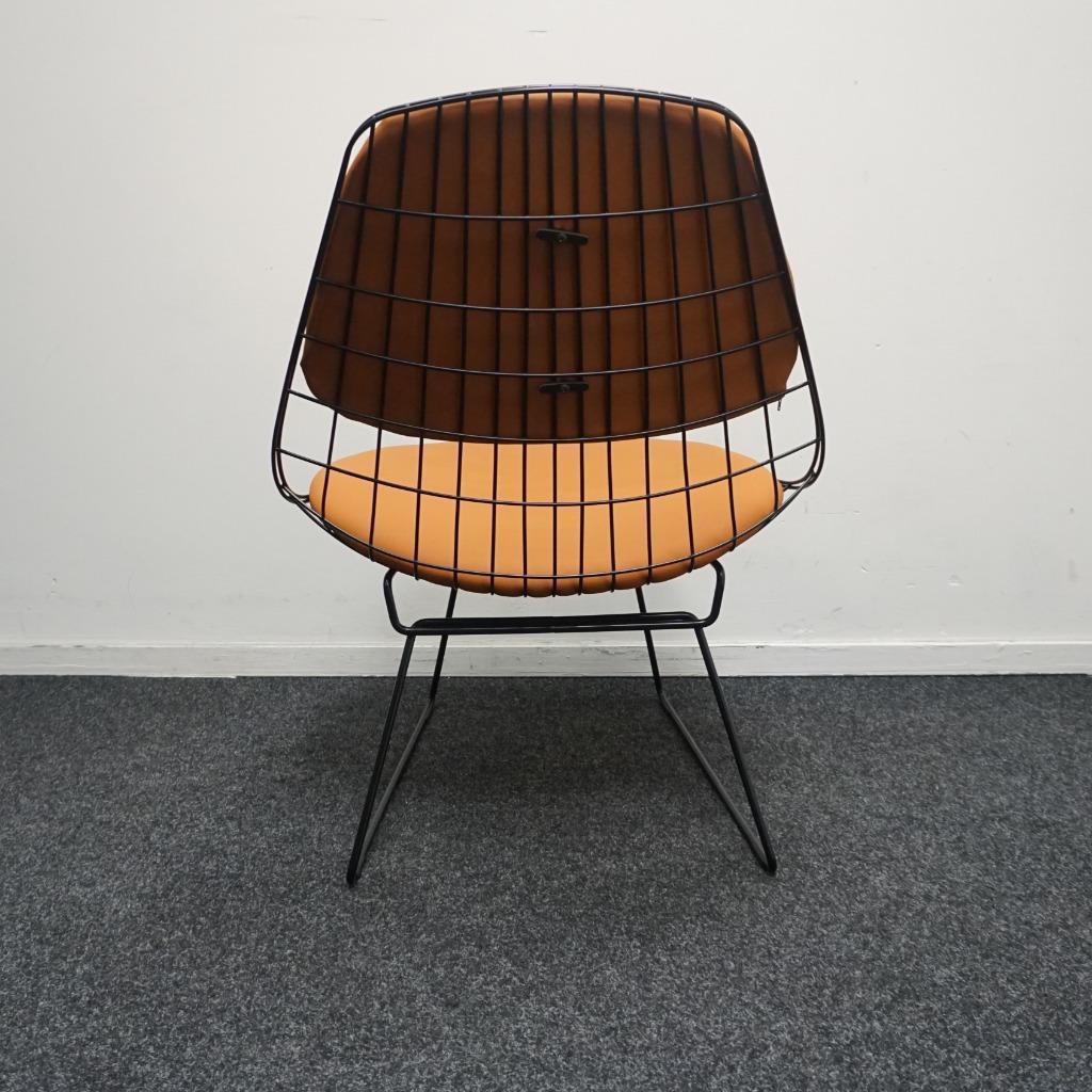 Pastoe Fauteuils | Oranje Leer | Design Stoelen, Gebruikt, -, Minder dan 75 cm, -