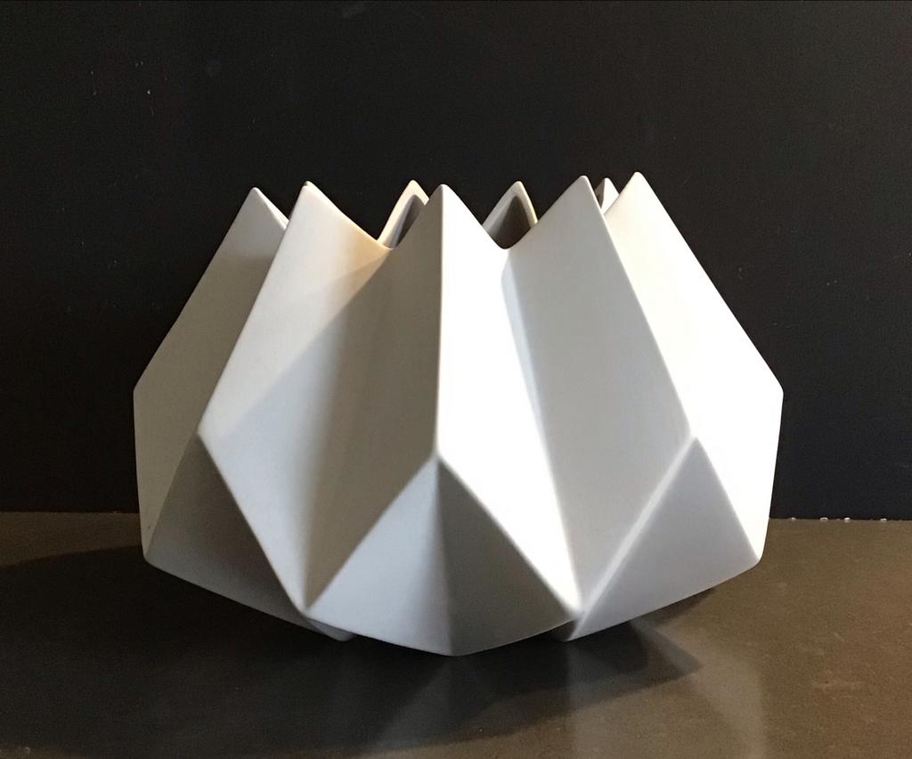 MENU FOLDED VAAS laag model Origami Amanda Betz, Ophalen of Verzenden