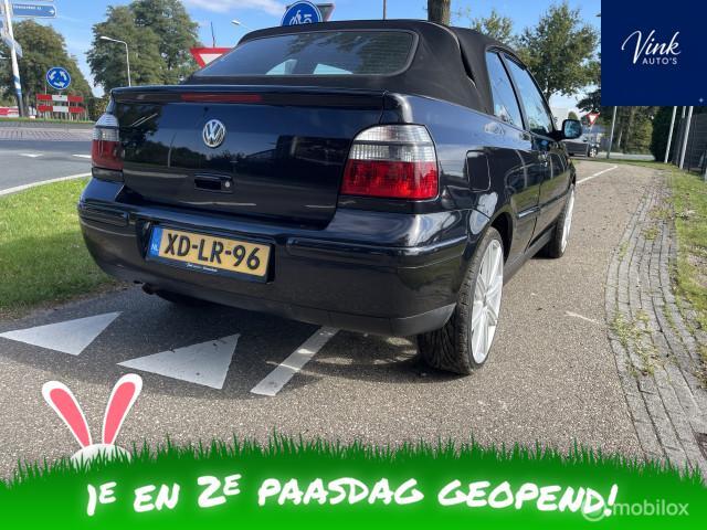Volkswagen Golf Cabrio 1.8 Trendline, Gebruikt, 4 cilinders, 4 stoelen, Zwart
