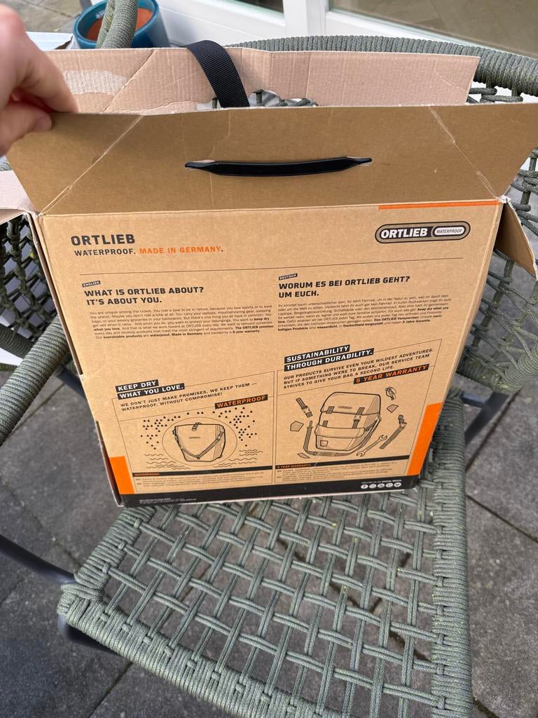 Ortlieb Fietstas Classic - Zo goed als nieuw, Fietsen en Brommers, Ophalen of Verzenden, Nieuw