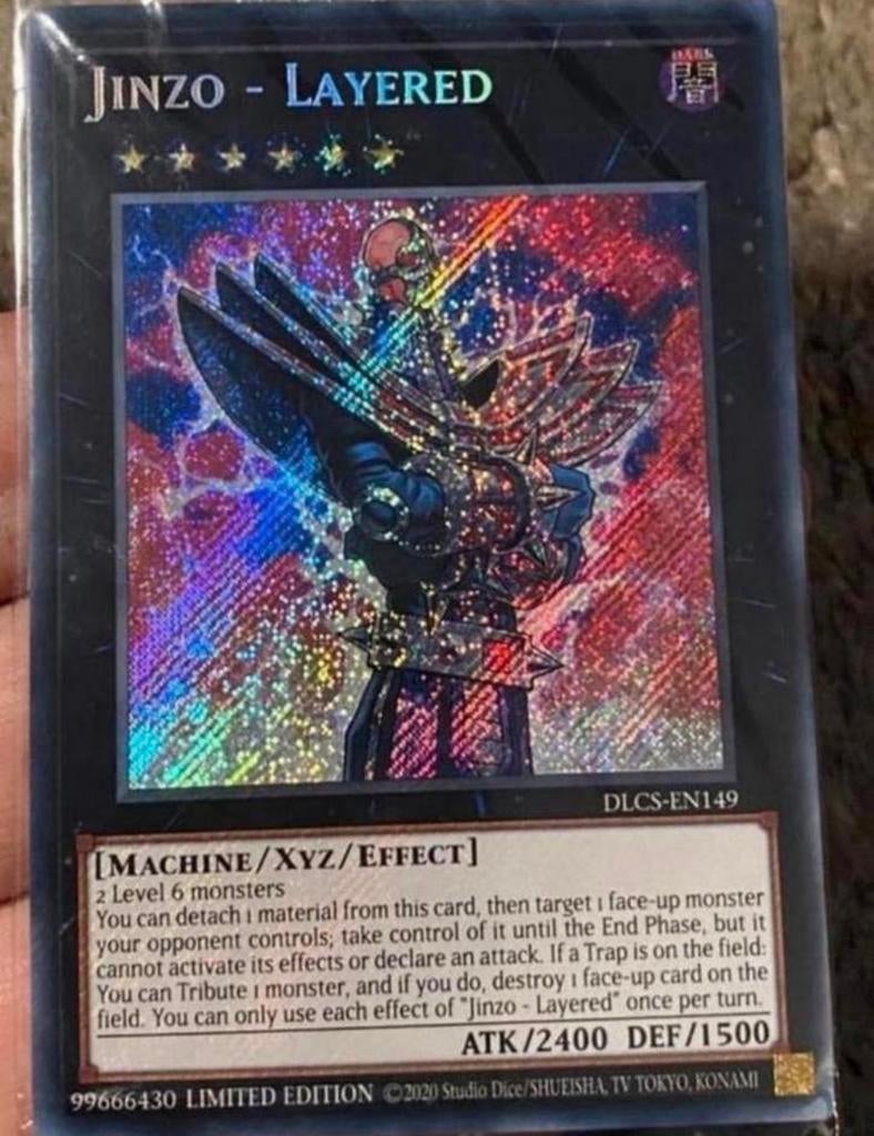Yu-Gi-Oh! Jinzo Layered DLCS Limited Edition Sealed !, Hobby en Vrije tijd, Verzamelkaartspellen | Yu-gi-Oh!, Zo goed als nieuw