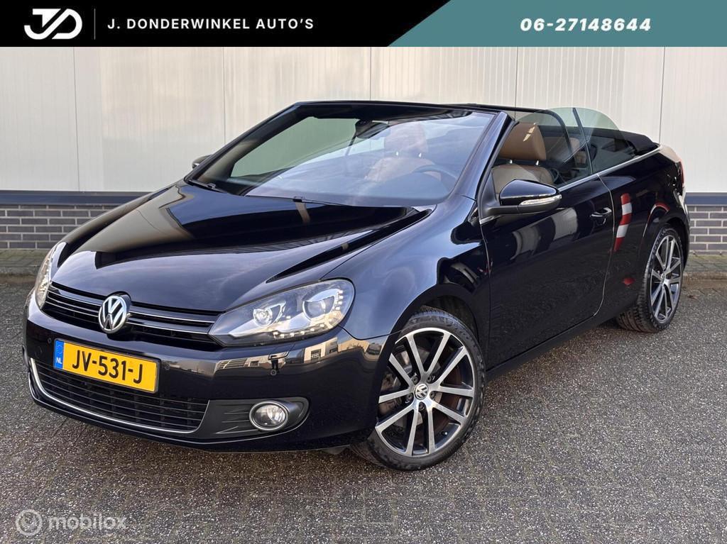 Volkswagen Golf 1.4 TSI Highline Cabrio Leder Navi LED, Euro 5, Gebruikt, 680 kg, 4 cilinders