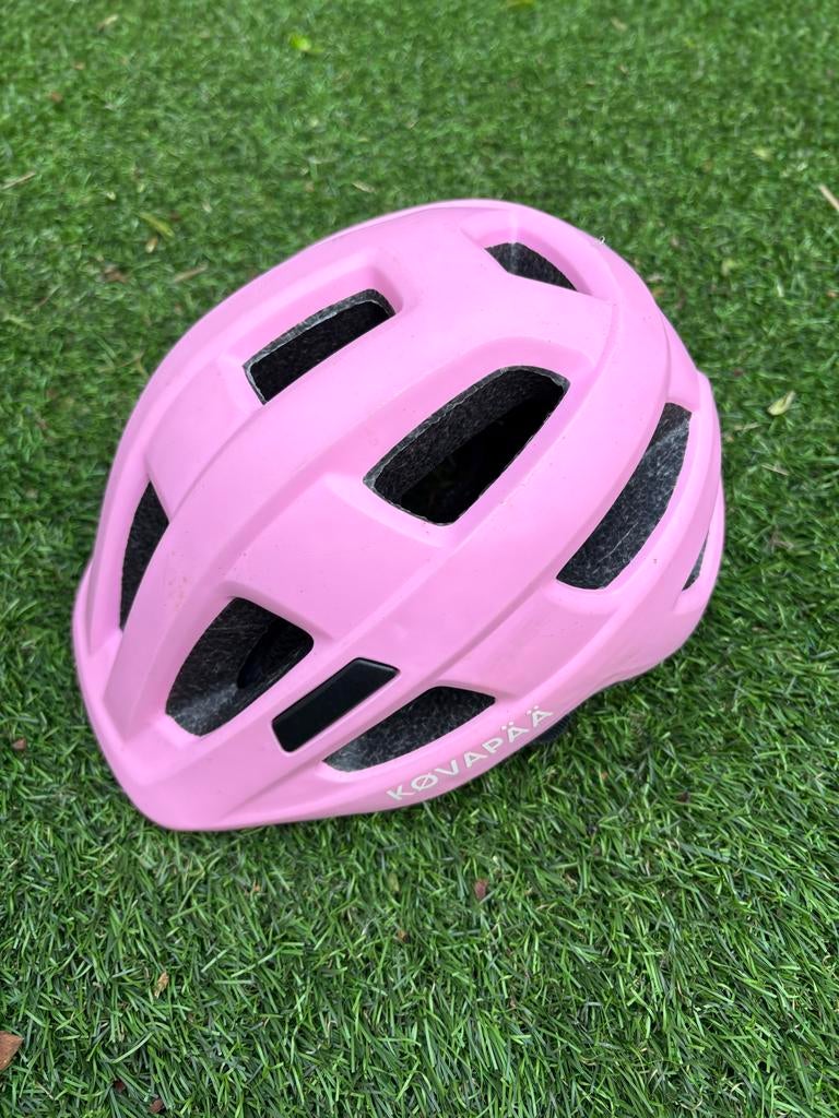 Roze Kovapaa fietshelm - XS (46-53 cm), Ophalen, Zo goed als nieuw, XS, Jongen of Meisje