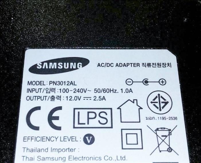 Samsung PN3012AL DSP-3012LE AK44-00013A POWERNET 12V 2.5A, Ophalen of Verzenden, Zo goed als nieuw