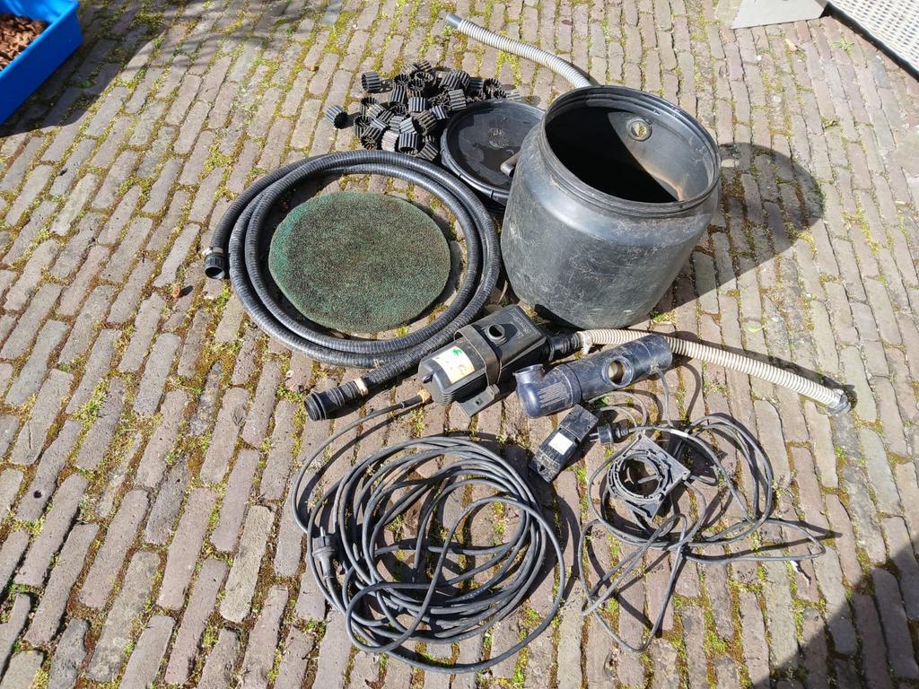 Vijverpomp met UVfilter en toebehoren, Tuin en Terras, Ophalen, Gebruikt, Vijverpomp