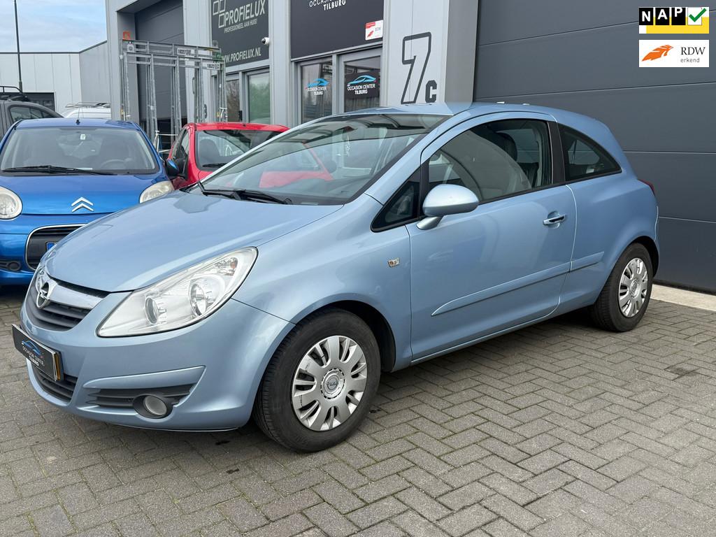 Opel Corsa 1.4 AIRCO | CRUISE | ELEKTR PAKKET | APK 10-26 |, Voorwielaandrijving, Gebruikt, 4 cilinders, Blauw