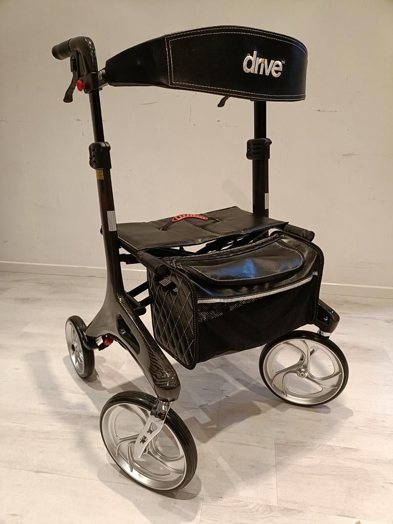 Drive Nitro Carbon 5 kg Medium rollator incl Servicebeurt!, -, -, Ophalen of Verzenden, Zo goed als nieuw