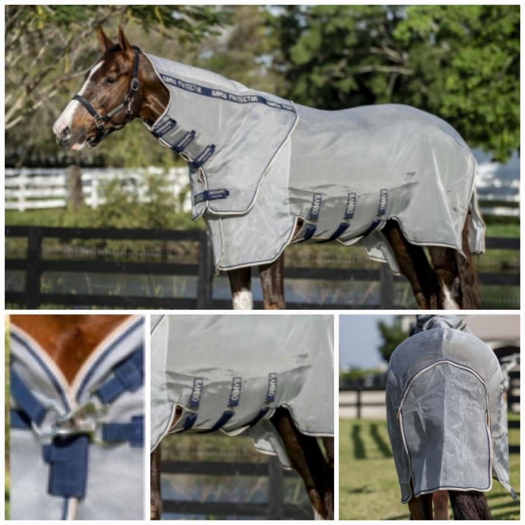 Nieuw Rambo Protector - Vliegendeken, Plus Hals, 6'3, Dieren en Toebehoren, Paarden en Pony's | Dekens en Dekjes, Nieuw, Deken